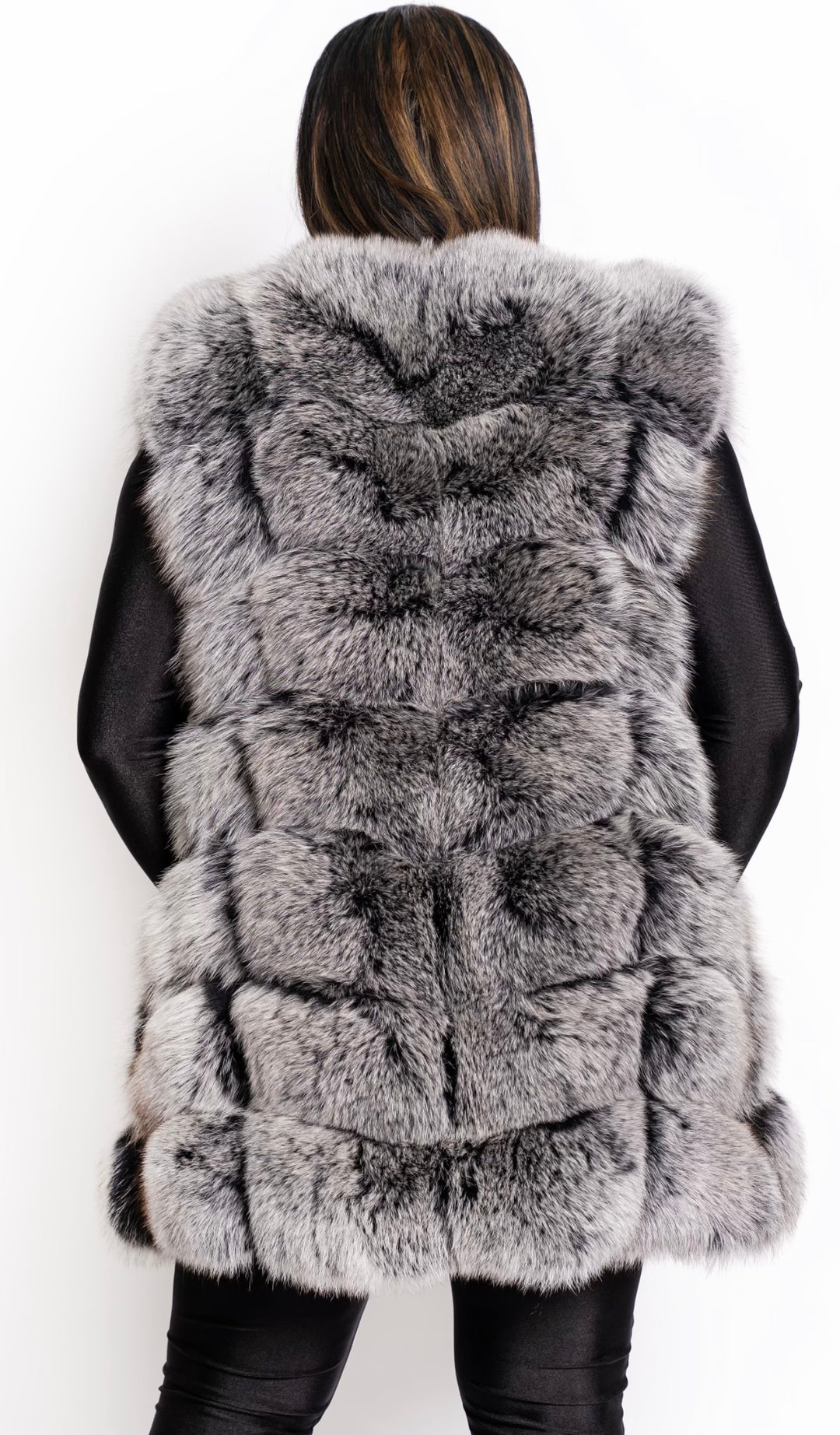 The “Joi” Silver Fox vest
