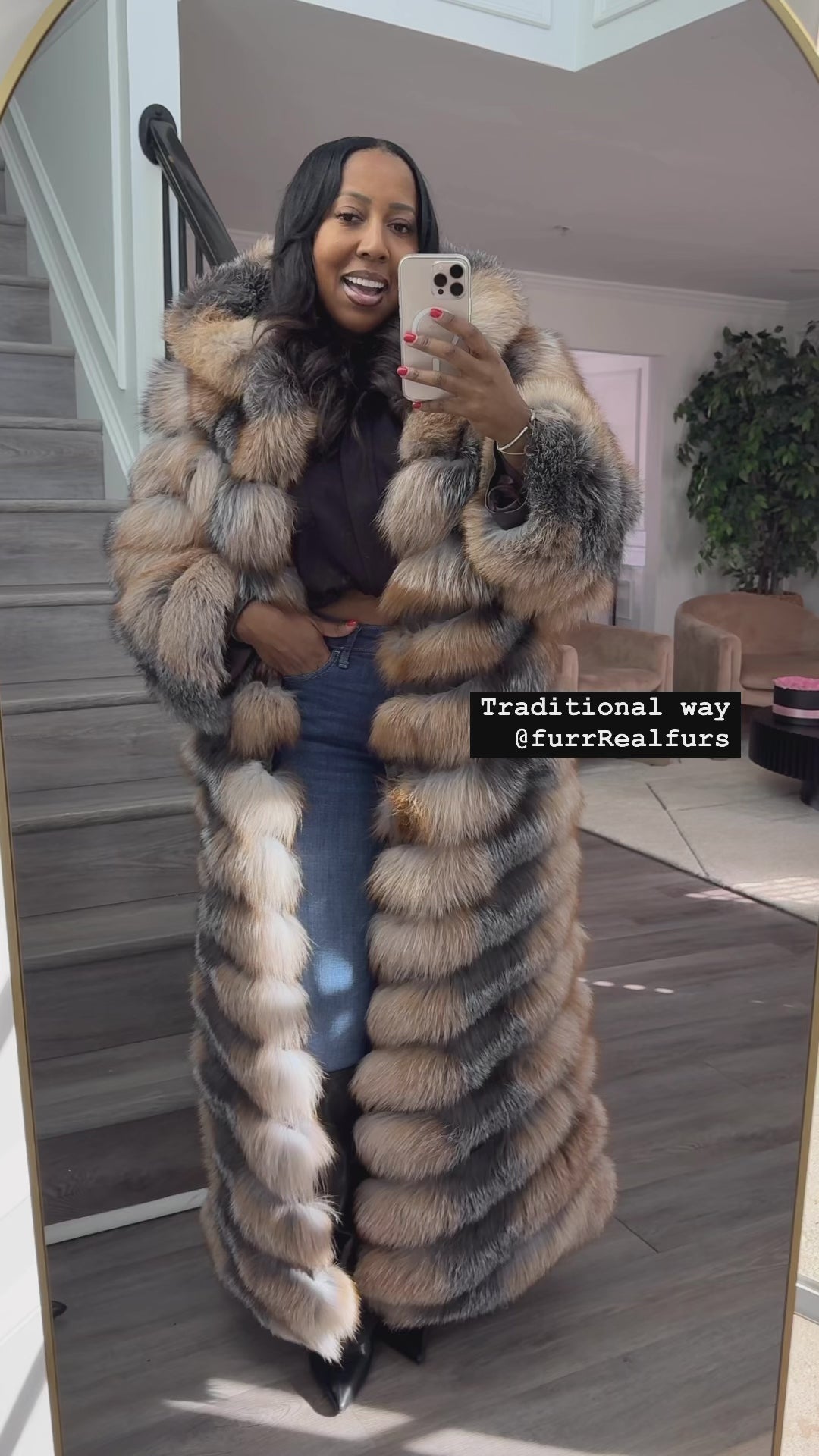 All In One Crystal Fox Coat
