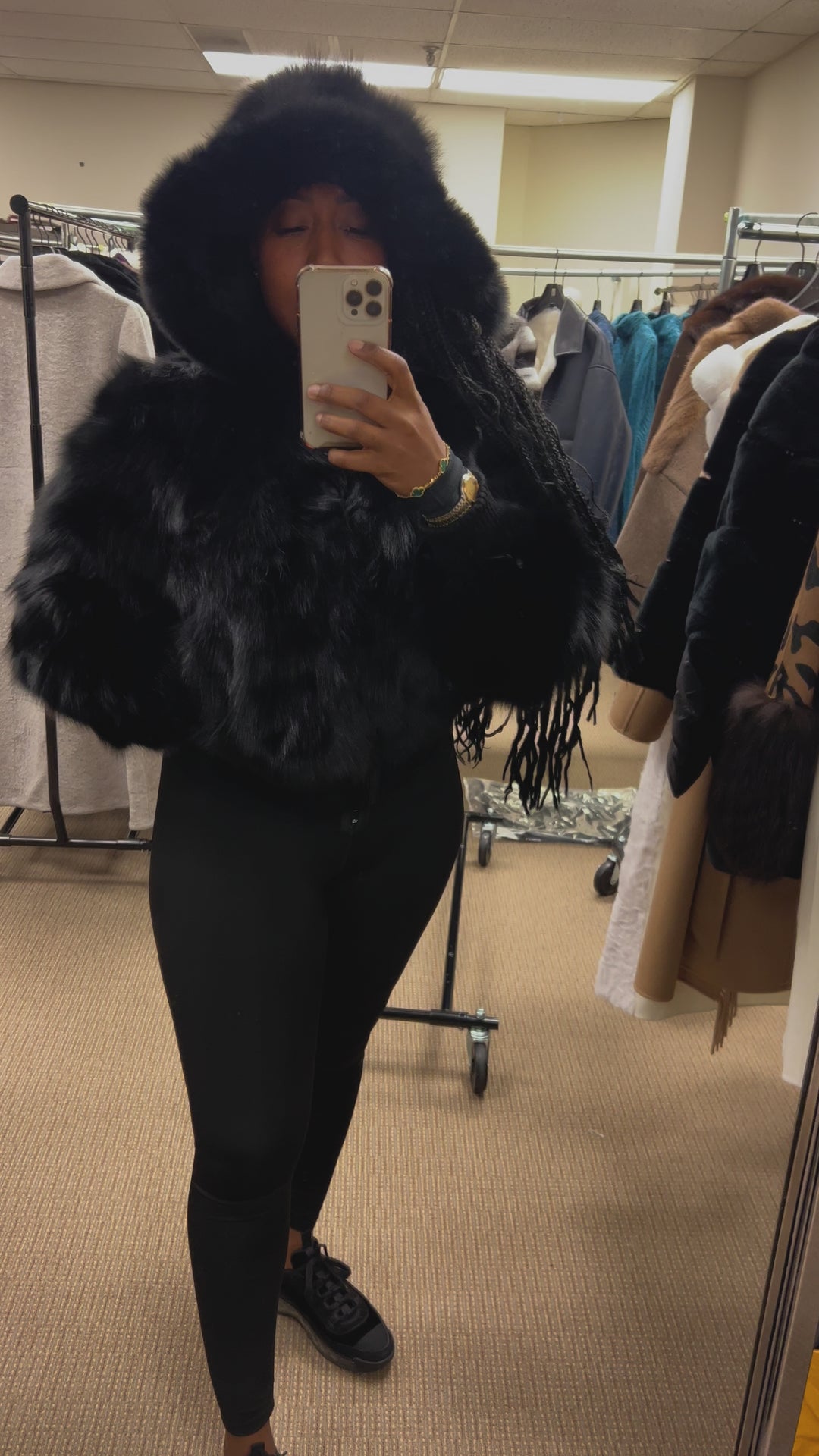 Black Fox (Ava) bomber jacket
