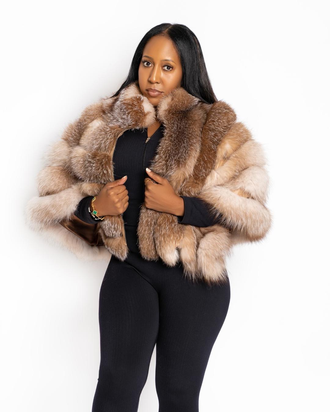 The "Mary" Fox Fur Poncho's (5 Colors) One size fits Small - 2xl