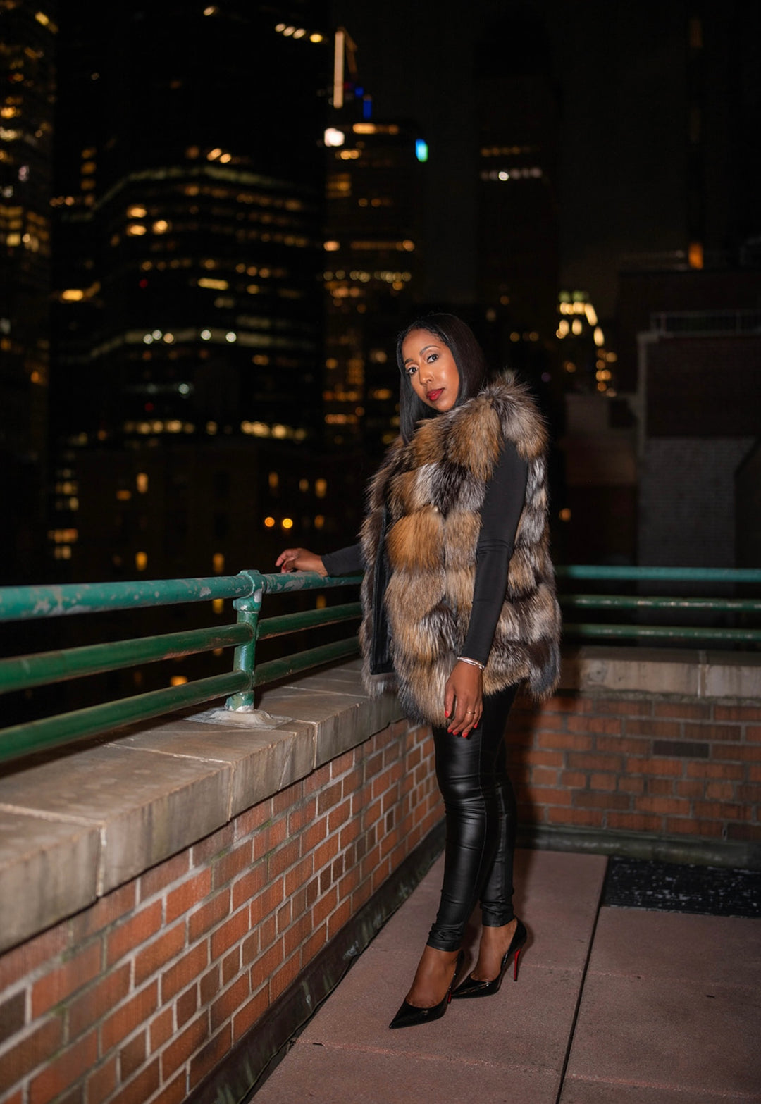 The “Tracy” Fox Fur Vest
