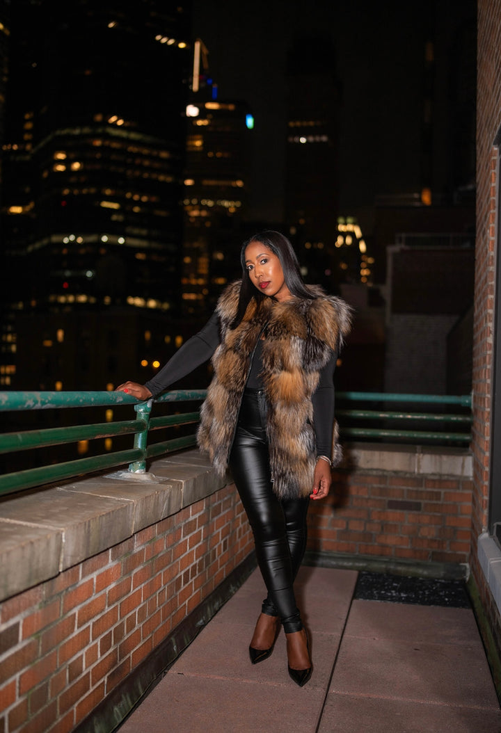 The “Tracy” Fox Fur Vest