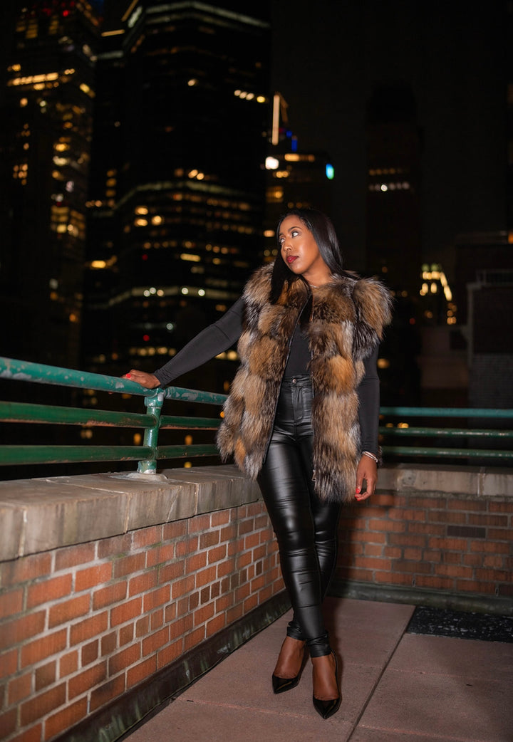 The “Tracy” Fox Fur Vest