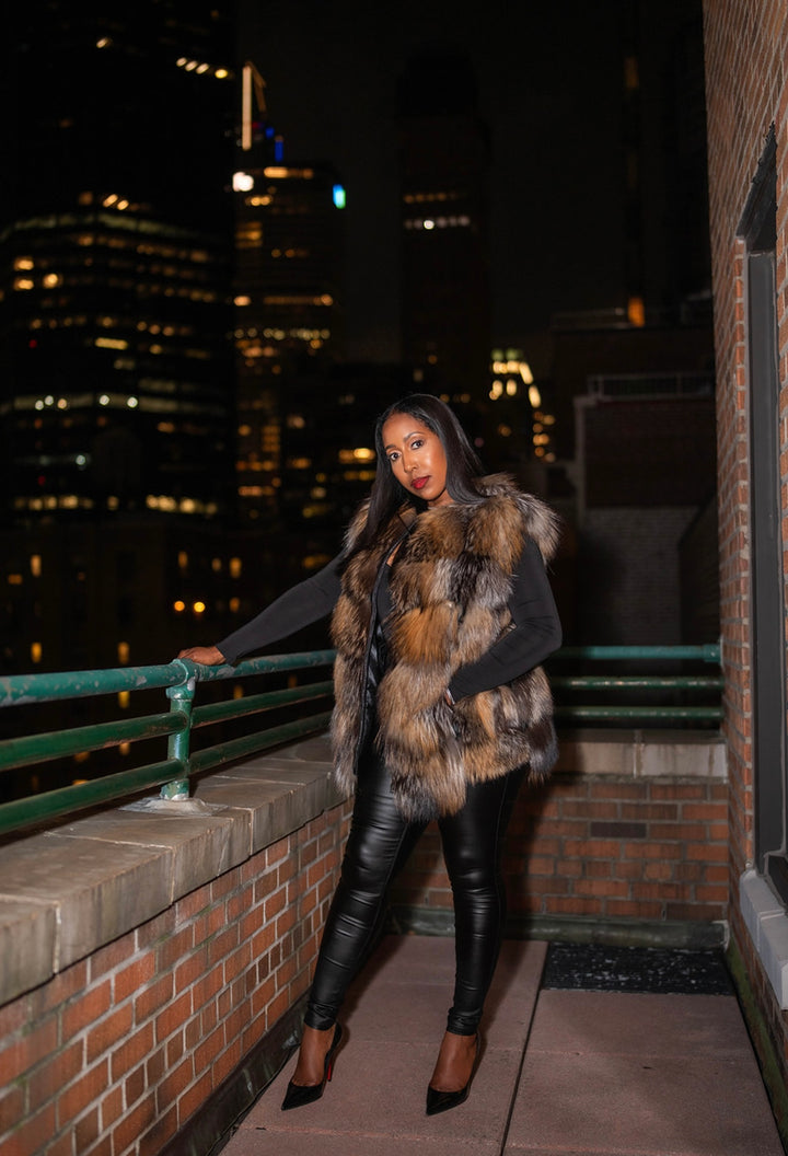 The “Tracy” Fox Fur Vest