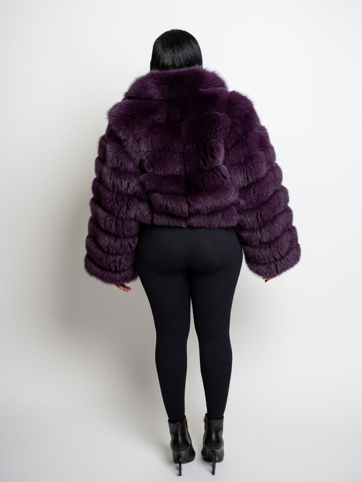 The Evelyn 2-In-1 Fox Fur Jacket