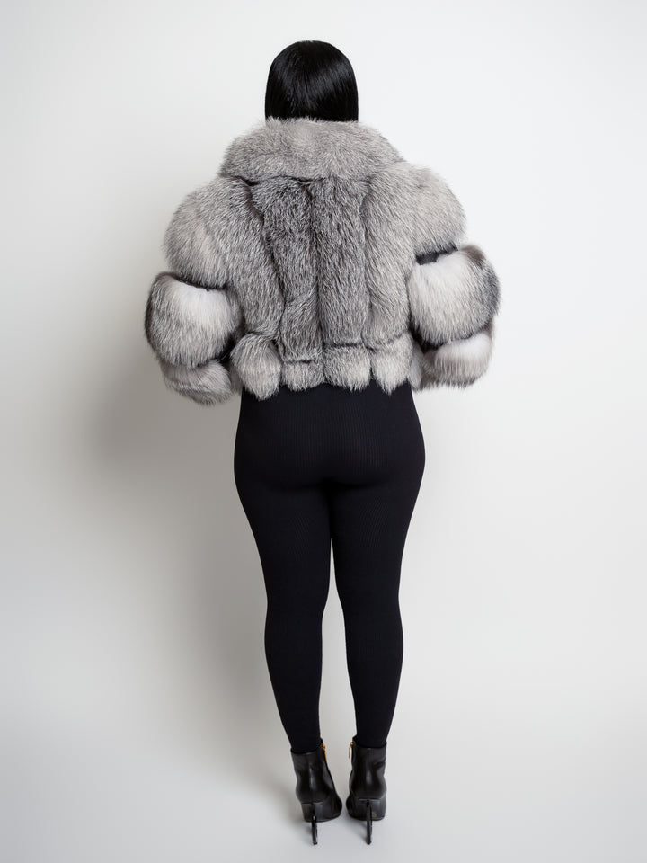 The Cherise Fox Crop Jacket