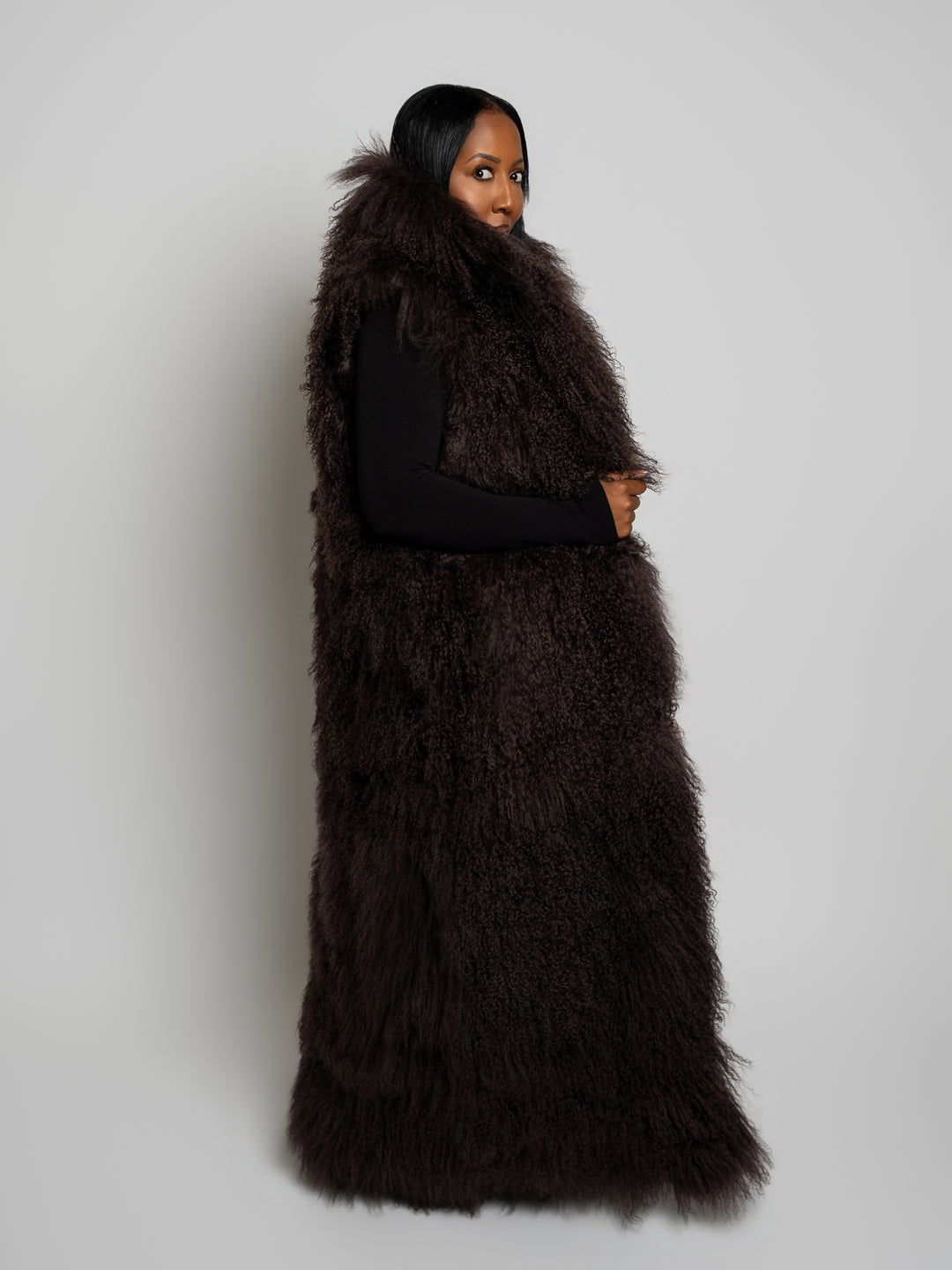 Full Length Mongolian Vest