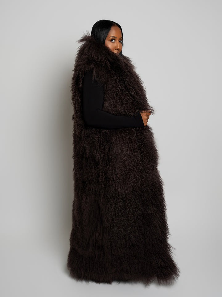 Full Length Mongolian Vest