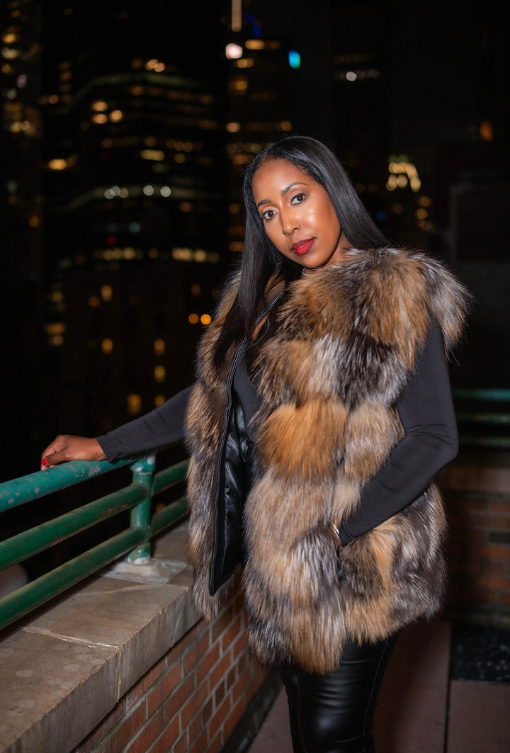 The “Tracy” Fox Fur Vest