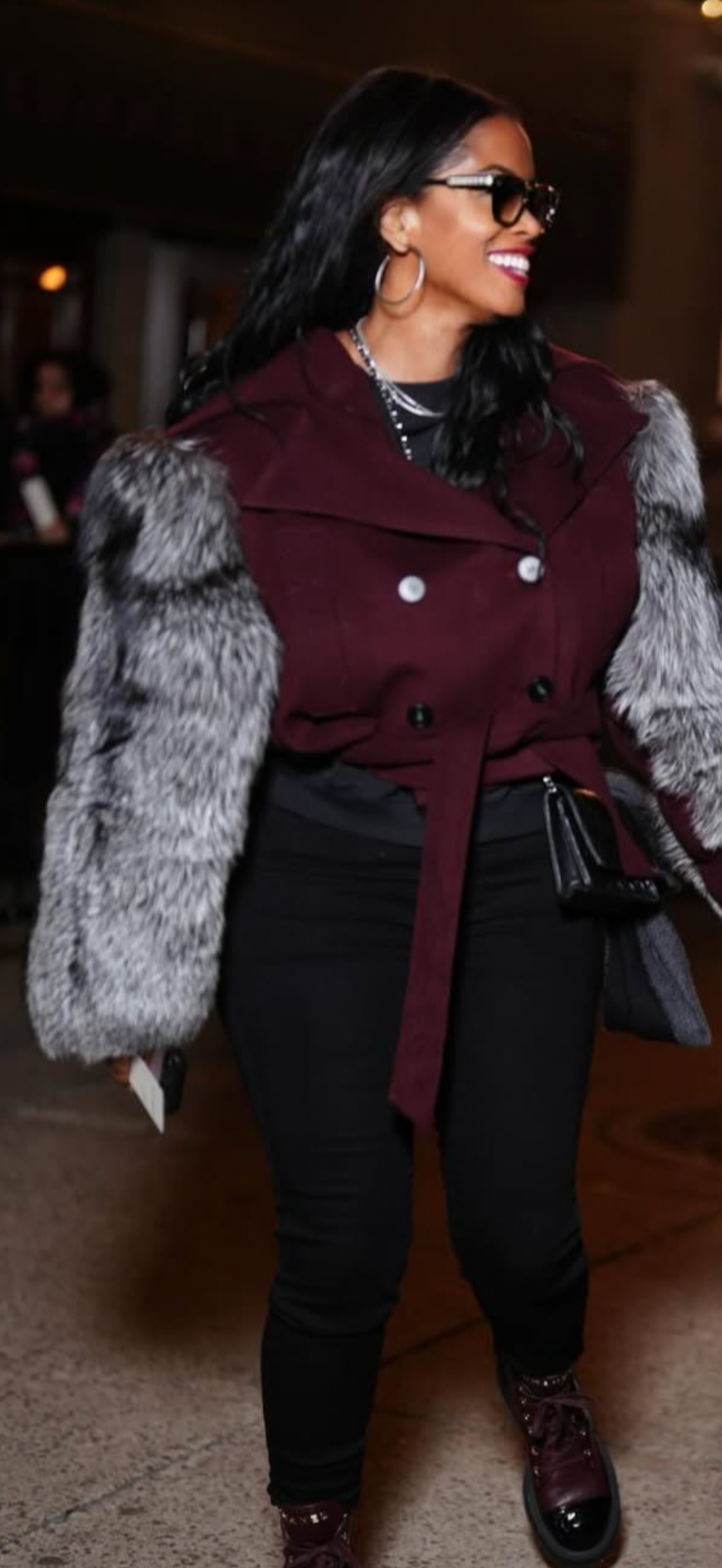 The “Bougie Crop Jacket” Custom order online only! Your size is not needed. We will call you for sizing once your order is placed! (Brown is the color I’m wearing)