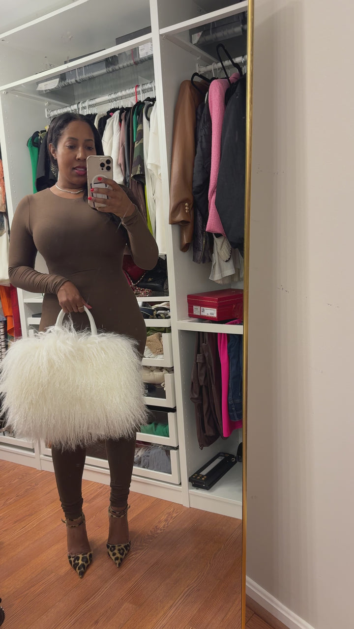 100% Mongolian Handbags/Clutch